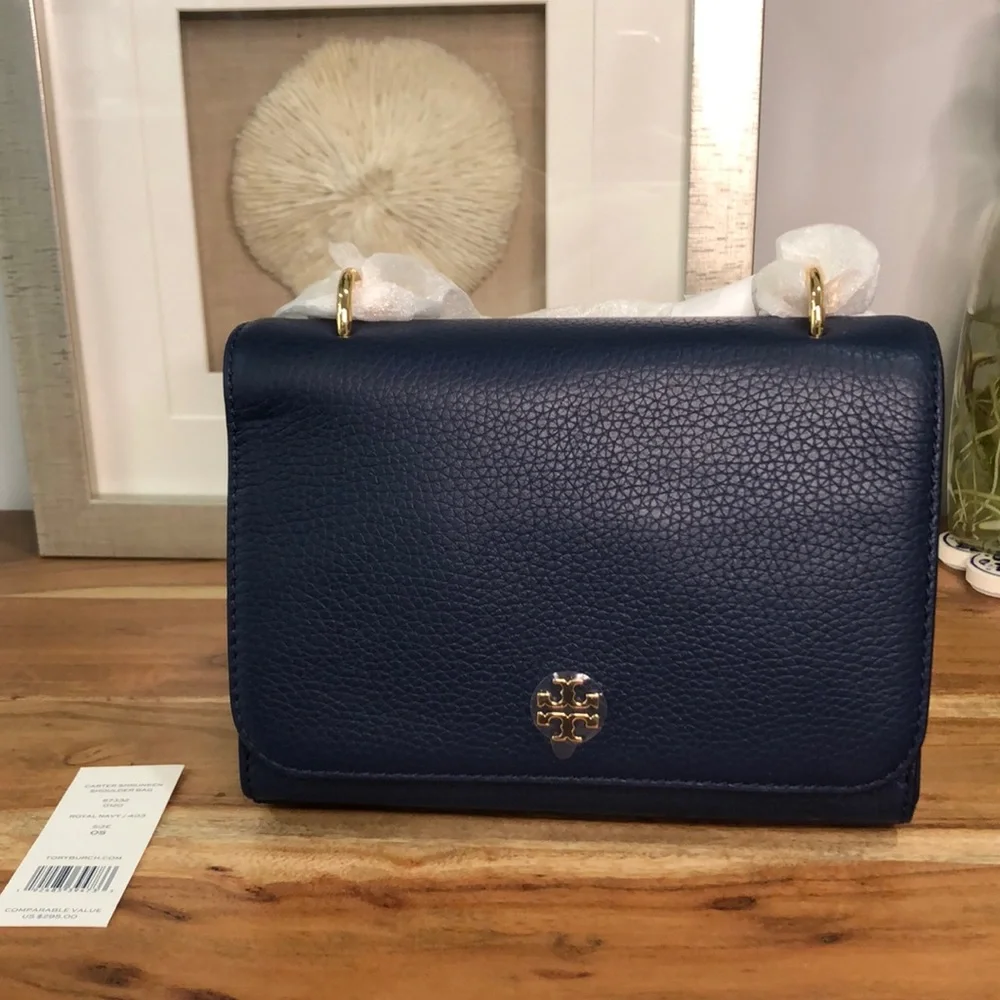 Tory Burch carter shrunken shoulder bag - Picture 1 of 6